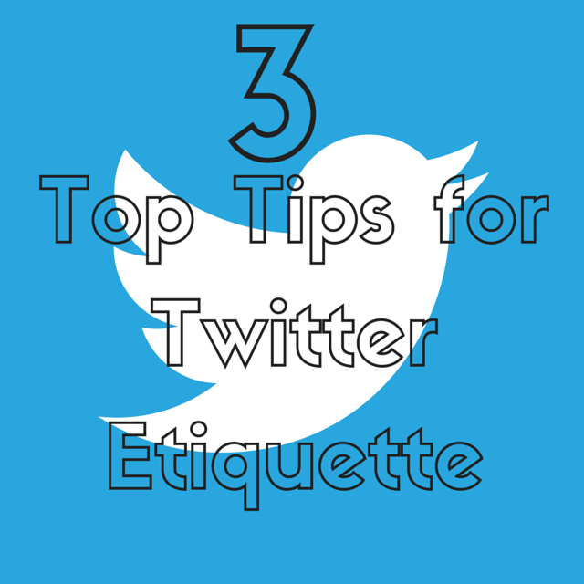 twitter etiquette tips