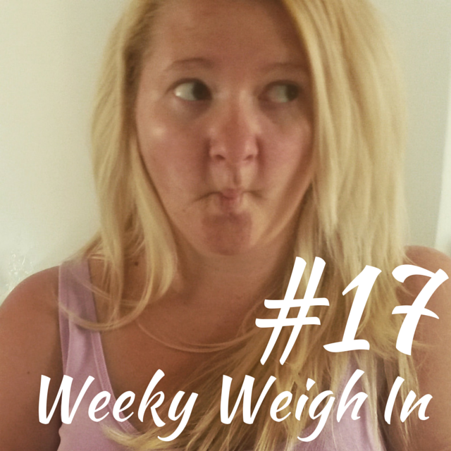 weekly weigh in