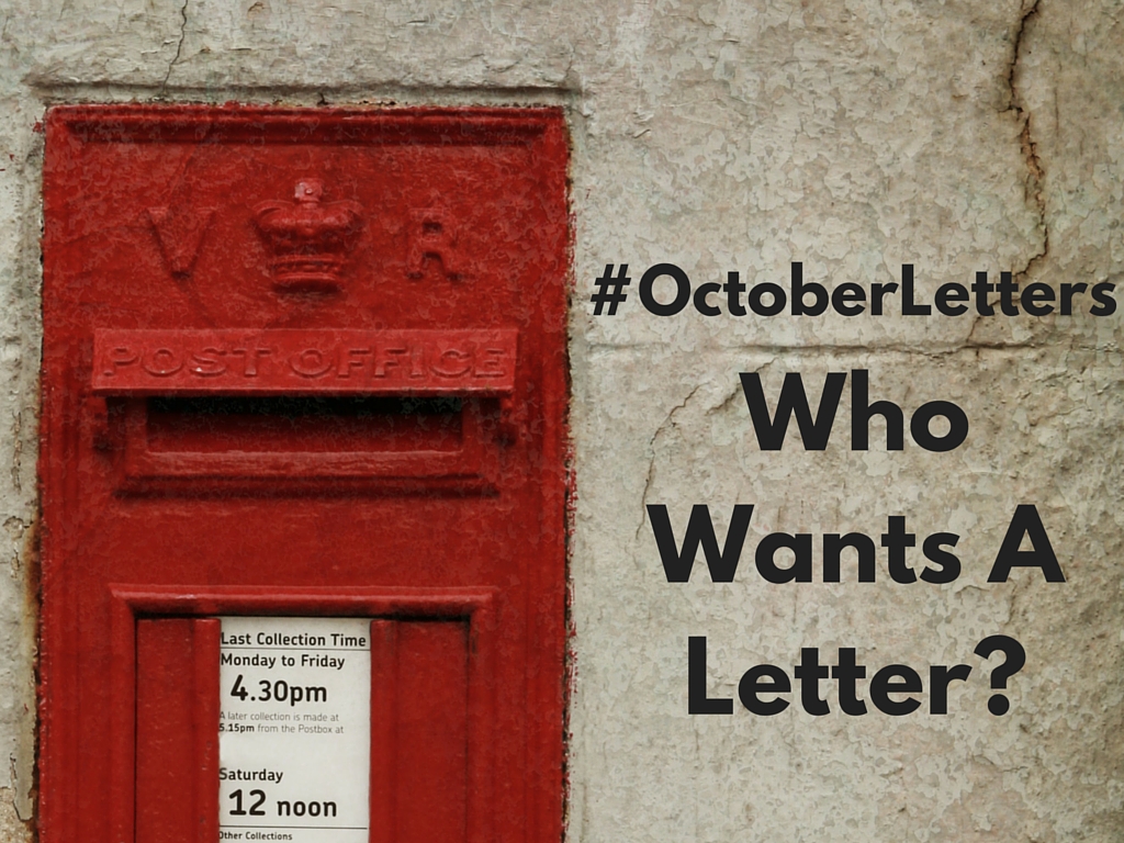 #OctoberLetters