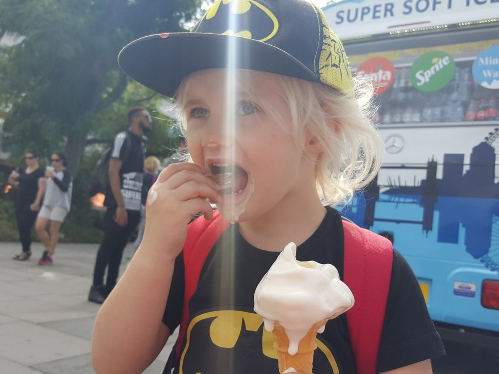 ice cream on the South Bank