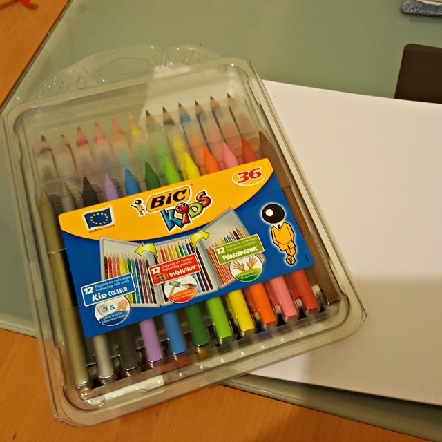 BIC kids colouring set