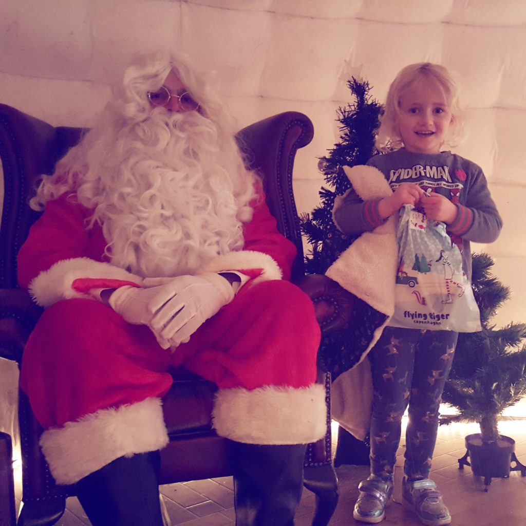 visiting Father Christmas