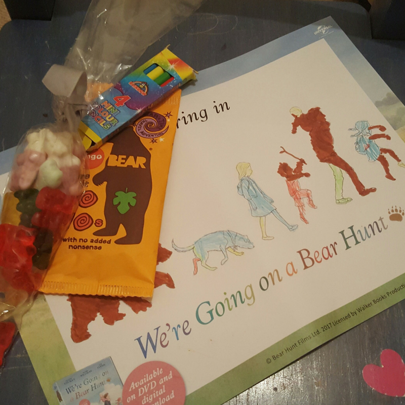 bear hunt party bag