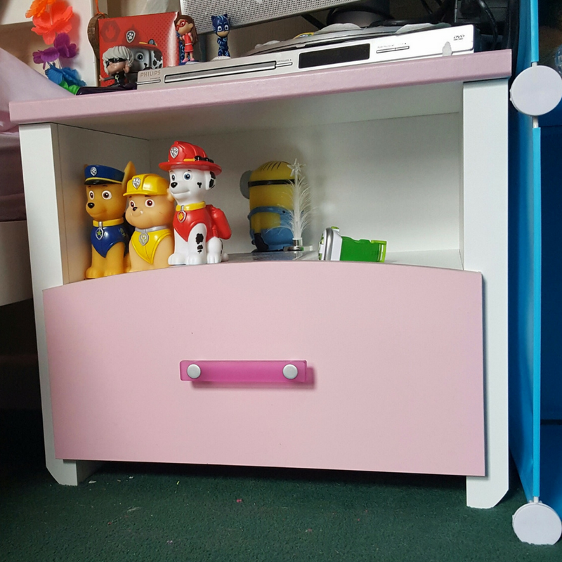 strawberry sundae bedside table