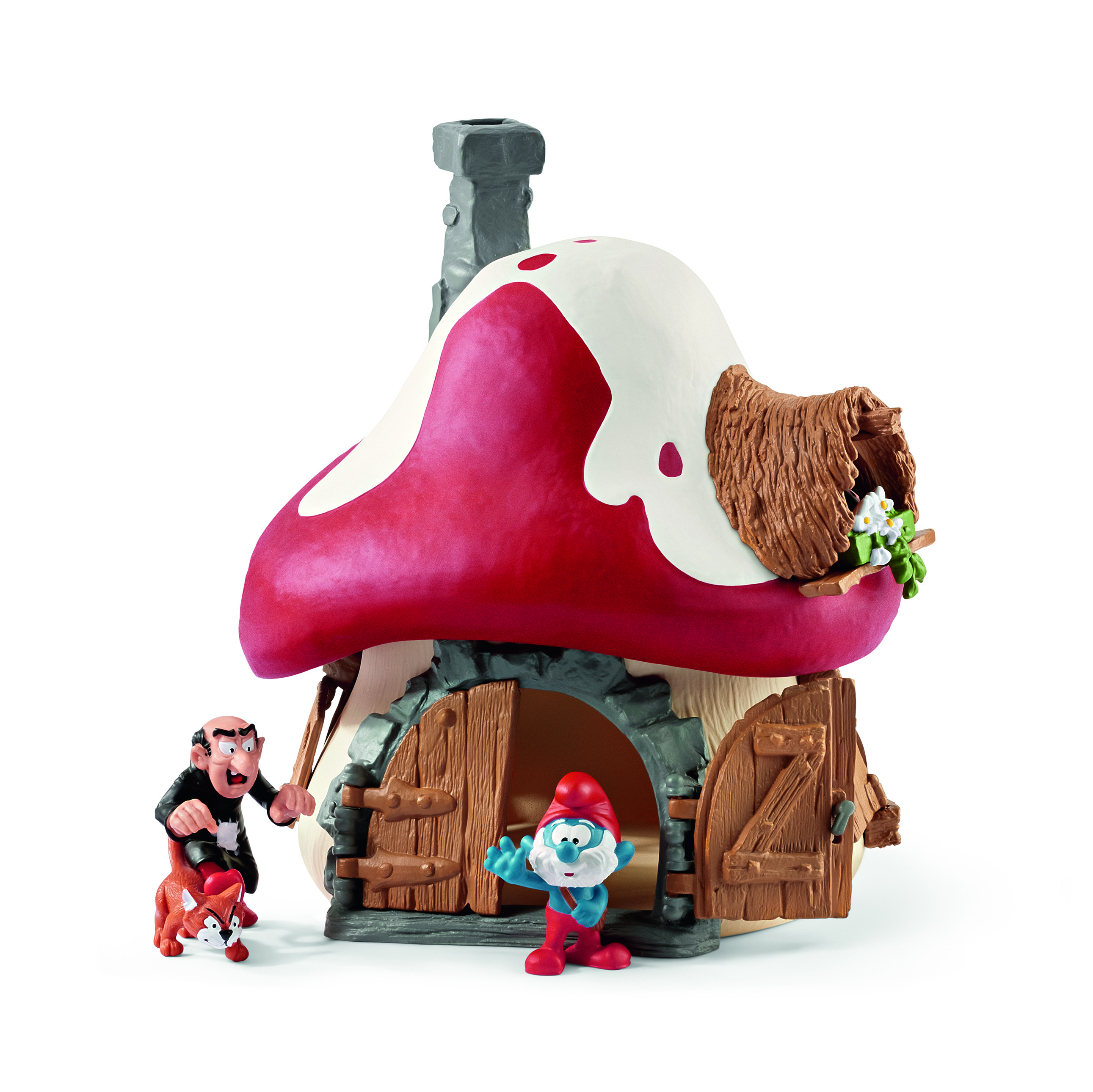 schleich smurf house