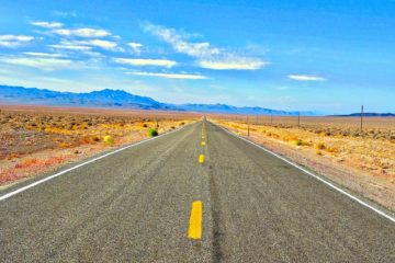 arizona asphalt beautiful blue sky